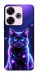 Чехол Galaxy purple cat для Xiaomi Redmi 13 4G