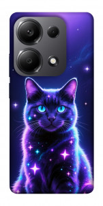 Чехол Galaxy purple cat для Xiaomi Redmi Note 13 Pro 5G