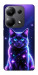 Чехол Galaxy purple cat для Xiaomi Redmi Note 13 Pro 5G