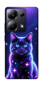 Чехол Galaxy purple cat для Xiaomi Poco M6 Pro 4G