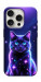 Чехол Galaxy purple cat для iPhone 16 Pro