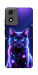 Чехол Galaxy purple cat для Motorola Moto E14