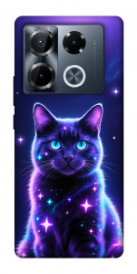 Чохол Galaxy purple cat для Infinix Note 40 Pro 4G