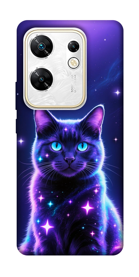Чохол Galaxy purple cat для Infinix Zero 30 4G