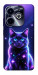 Чехол Galaxy purple cat для TECNO Spark Go 2024