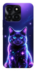 Чохол Galaxy purple cat для Huawei Honor X6a