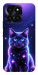 Чехол Galaxy purple cat для Huawei Honor X6a