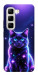 Чехол Galaxy purple cat для Infinix Hot 50 4G