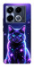 Чехол Galaxy purple cat для Infinix Note 40 4G