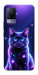 Чохол Galaxy purple cat для Vivo V21