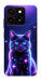 Чехол Galaxy purple cat для ZTE Blade A35 4G