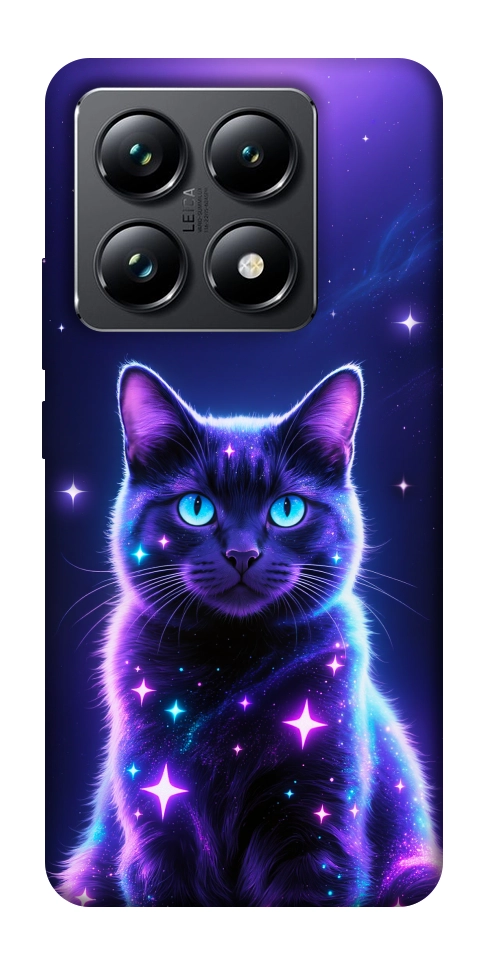 Чехол Galaxy purple cat для Xiaomi 14T Pro