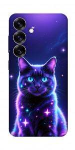Чохол Galaxy purple cat для Galaxy S25