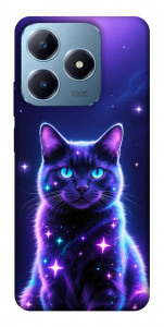 Чохол Galaxy purple cat для Realme C63 4G