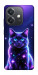 Чехол Galaxy purple cat для Oppo A3 4G