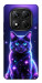 Чехол Galaxy purple cat для Xiaomi Redmi Note 14 Pro 5G