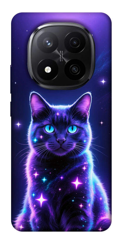 Чехол Galaxy purple cat для Xiaomi Redmi Note 14 Pro+ 5G