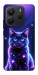Чехол Galaxy purple cat для Xiaomi Redmi Note 14 5G