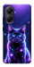 Чехол Galaxy purple cat для Xiaomi Poco X7 Pro