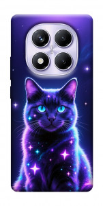 Чохол Galaxy purple cat для Xiaomi Poco X7