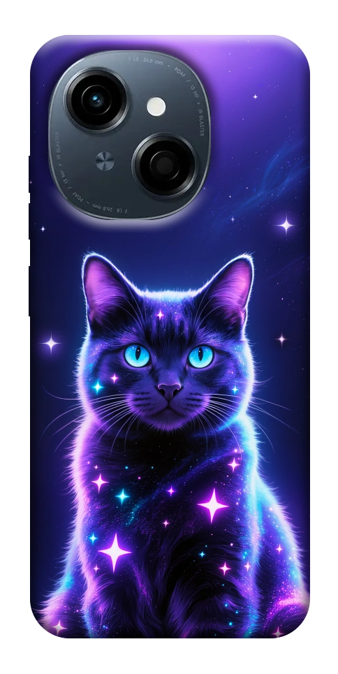 Чехол Galaxy purple cat для TECNO Spark Go 1 (KL4)