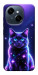 Чехол Galaxy purple cat для TECNO Spark Go 1 (KL4)