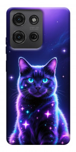 Чехол Galaxy purple cat для Motorola Moto G75 5G
