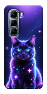 Чохол Galaxy purple cat для Infinix Hot 50 Pro