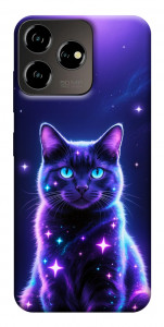 Чохол Galaxy purple cat для ZTE Blade V50 Design 4G