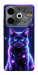 Чехол Galaxy purple cat для TECNO Pova 6 Neo (LI6)