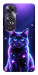 Чехол Galaxy purple cat для Oppo A60 4G