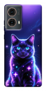 Чехол Galaxy purple cat для Motorola Moto G85