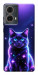 Чехол Galaxy purple cat для Motorola Moto G85
