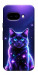 Чохол Galaxy purple cat для Google Pixel 9a