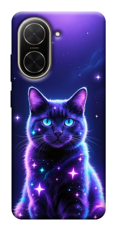Чохол Galaxy purple cat для Xiaomi Poco C71