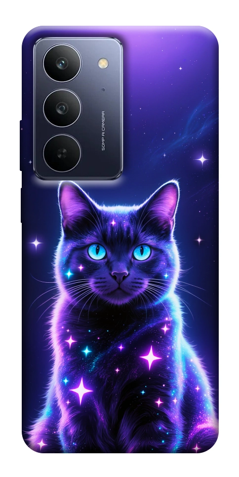 Чехол Galaxy purple cat для Realme C75x