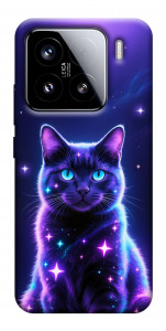 Чехол Galaxy purple cat для Xiaomi 15