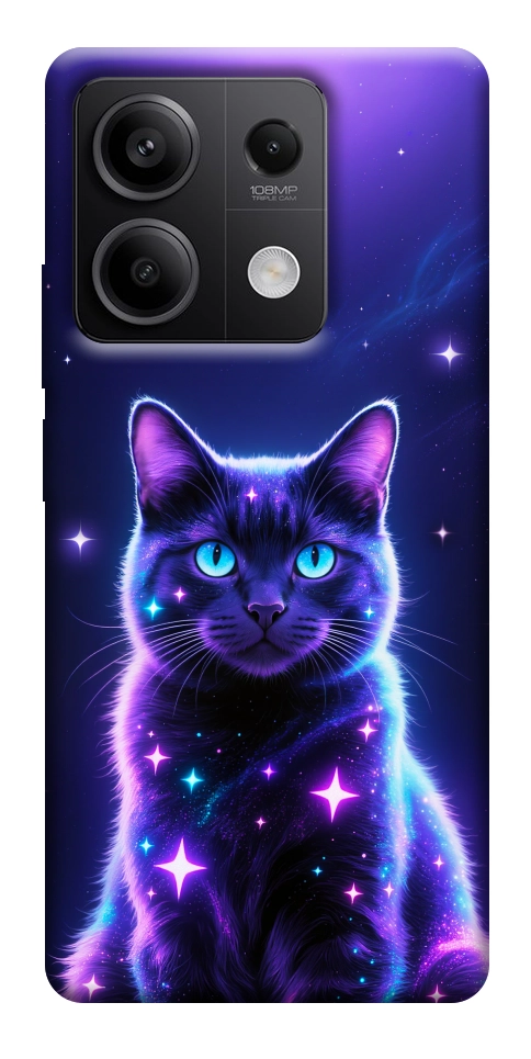 Чохол Galaxy purple cat для Xiaomi Redmi Note 13 5G