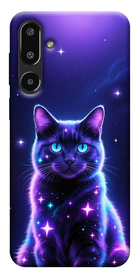Чохол Galaxy purple cat для Galaxy F16 5G