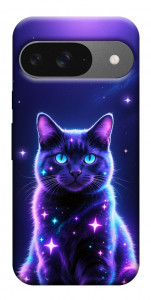 Чехол Galaxy purple cat для Google Pixel 10