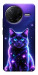Чехол Galaxy purple cat для Xiaomi Poco F7 Pro