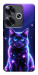 Чохол Galaxy purple cat для Xiaomi Poco F6