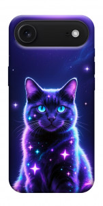 Чехол Galaxy purple cat для iPhone 17 Air