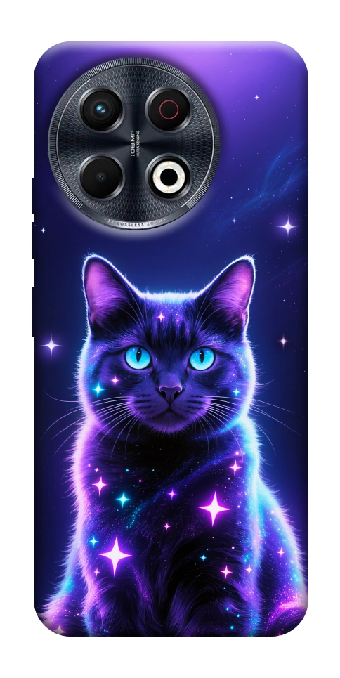 Чехол Galaxy purple cat для TECNO Spark 30 Pro (KL7)