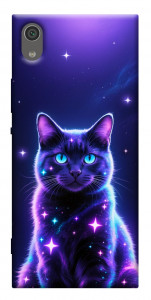 Чехол Galaxy purple cat для Sony Xperia XA1