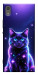 Чехол Galaxy purple cat для Sony Xperia XA1
