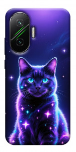 Чохол Galaxy purple cat для Xiaomi Poco F7