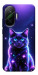Чохол Galaxy purple cat для Xiaomi Poco F7