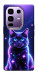 Чехол Galaxy purple cat для Infinix Note 50 Pro+