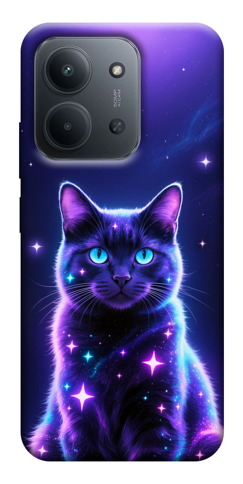 Чехол Galaxy purple cat для Xiaomi Redmi 15C (Europe version)